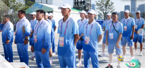 Ханжоу-2022: Монголын волейболчид Пакистаны багтай тоглож байна